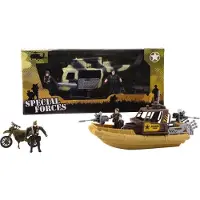 Johntoy Army forces speelset groot - Leger speelgoed - 2 assorti - 33x16x11 cm