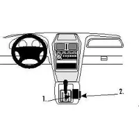 Brodit ProClip houder geschikt voor SsangYong Korando 1997-2000 Console mount