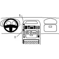 Brodit ProClip houder geschikt voor Nissan Interstar- Opel Movano - Renault Master Center mount