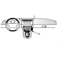 Brodit ProClip houder geschikt voor Jaguar XK8 / XKR/ XK-Serie 1997-2006 Angled mount
