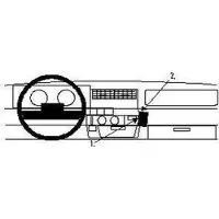 Brodit ProClip houder geschikt voor Renault Express 1991-1996 Angled mount LET OP: Uitlopend artikel, Kan niet retour!