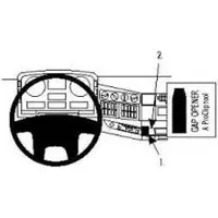 Brodit ProClip houder geschikt voor MAN TG-Serie 2000-2014 Angled mount