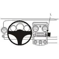 Brodit ProClip Mitsubishi Colt Bj. 05-08