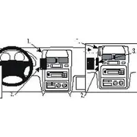 Brodit ProClip houder geschikt voor Toyota SportsVan / Picnic 1997-2001 Center mount