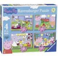 Ravensburger Peppa Pig, puzzelspel, 12 stukjes, met afbeeldingen uit de tekenfilm, voor kinderen, vanaf 3 jaar