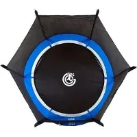 Viking Sports Trampoline - blauw - 252 cm - met net- tot 120 KG