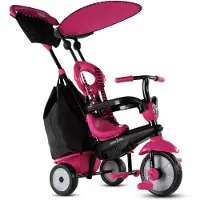 Smartrike Vanilla 4-in-1 driewieler - roze/zwart