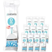 Brabantia PerfectFit Vuilniszakken - 30 l - Code O - 12 rollen x 20 stuks