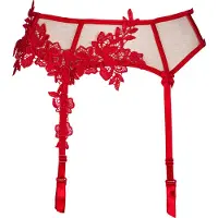 Axami Premium Tattoo Jarretelgordel Magnifique - M - Rood