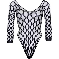 Leg avenue - Grove visnet bodt met lange off shoulder mauwen