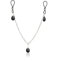 Calexotics - Nonpierce Nipple Chain Jewelry - Bondage / SM Nipple clamps Zwart