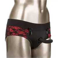 Calexotics Open kruis slip met pegging probe