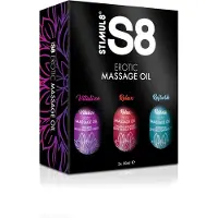 Stimul8 - S8 Massageolie Doos 3 50 ml