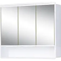Plieger Spiegelkast Lymo met 3 Deuren 58x49,5x14,5 cm Wit