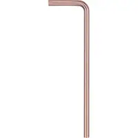 Differnz Vloerbuis Mat Zwart  Duurzaam Roestvrij staal  Ø 32 mm  750 x 220 mm