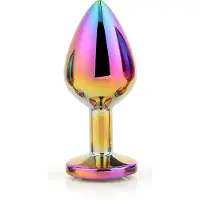 Dream Toys - Aluminium buttplug met siersteen - Medium