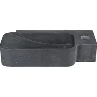 Differnz Reba fontein 36x19x8cm natuursteen bombai black