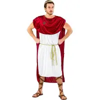 Dressforfun - Herenkostuum Trojaan Achilles - L/XL - Verkleedkleding carnaval - Halloween - Verkleden - Feestkleding - Carnavalskleding - Feest - Partykleding