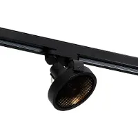 QAZQA Railspot zwart voor 3-fase rail GU10 111mm - 3-Phase Master Honey