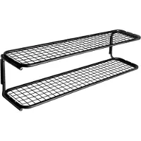 Essem Design Classic 651s Schoenenrek Dubbel Zwart / Zwart 60 Cm - Schoenenplanken Staal Black - 650S-60 ST/ST
