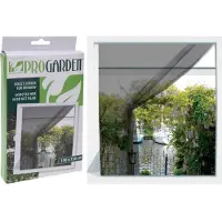 Pro Garden 2x Stuks Insecten Hor Zwart 130 X 150 Cm - Zelklevende Raam