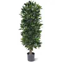 Maxifleur Kunstplanten Laurier kolom kunstplant 125cm - UV bestendig