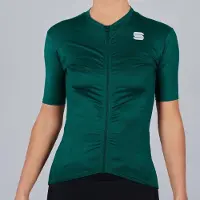 Sportful Flare W - Fietsshirt Dames - Diagonale microperforaties - Groen - Maat XL