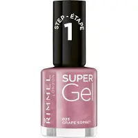 Rimmel 1+1 gratis: SuperGel Nailpolish 023 Grape Sorbet 12 ml