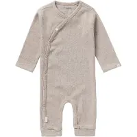 Noppies baby baby boxpak Nevis met borduursels taupe melange Bruin Jongens/Meisjes Katoen Ronde hals - maat 68