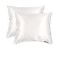 Beauty Pillow - Satijnen Kussenslopen - Voordeelset - Duo Pack - 60x70 cm - Pearl