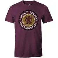 COTTON DIVISION Harry Potter - Gryffindor - Courage Bravery Determination T-Shirt L