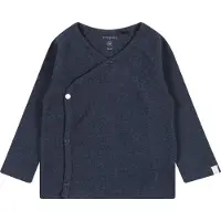 Noppies baby longsleeve Nanyuki met borduursels donkerblauw Jongens/Meisjes Katoen V-hals - maat 74