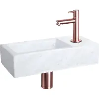 Differnz Fonteinset Mix&match Marmer Recht Rood Koper
