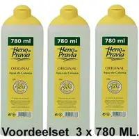 Heno de Pravia Agua de Colonia - Voordeelverpakking - 3 flacons a 780 ml