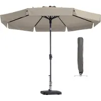 Madison Parasol Rond Ecru Rome 300cm met hoes