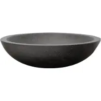 Differnz Puur waskom - Ø 45 x 12.5 cm - zwart