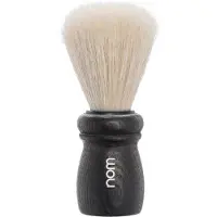 NOM ALFRED Shaving Brush Natural Bristle Black Ash