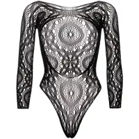 Leg avenue Snap crotch thong back teddy