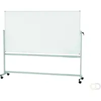 MAUL Verrijdb Whiteb MAULstandaard,kantelbaar, 120 x 220, emaille