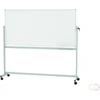 MAUL MAULstandaard mobiel whiteboard - aan 2 zijden te gebruiken - met kunststof coating – kantelbaar - B 2000 x H 1000 mm