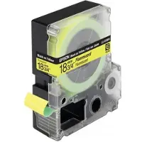 Epson LC-5YBF9 - 9m zwart op fluorescerend geel / gelamineerd tape / 18mm (origineel)