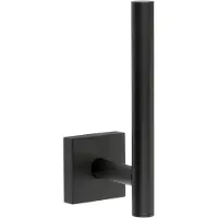 Smedbo House Reserverolhouder Mat Zwart - Messing - Accessoires, Toilet accessoires, Reserverolhouders - 7391447084344
