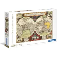 Clementoni legpuzzel Antieke nautische kaart 6000 stukjes
