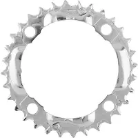 Shimano Chain ring shim. deore 22t.4-arm,64mm sil.