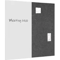 Ivol Whiteboard / prikbord pakket 200x200 cm - 1 whiteboard + 2 akoestische