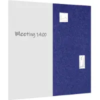Ivol Whiteboard / prikbord pakket 200x200 cm - 1 whiteboard + 2 akoestische
