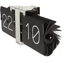 Karlsson Klok No Case Black Chrome Stand 36 x 8,5 cm