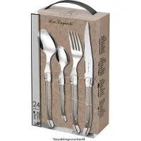 Lou Laguiole - 24 delige bestekset taupe - 6 Personen