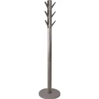 Umbra Flapper handdoekhouder 40x40x168cm Rubberhout Grijs 320361-918
