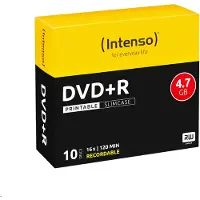 Intenso DVD+R 16x 10pk Slim Case